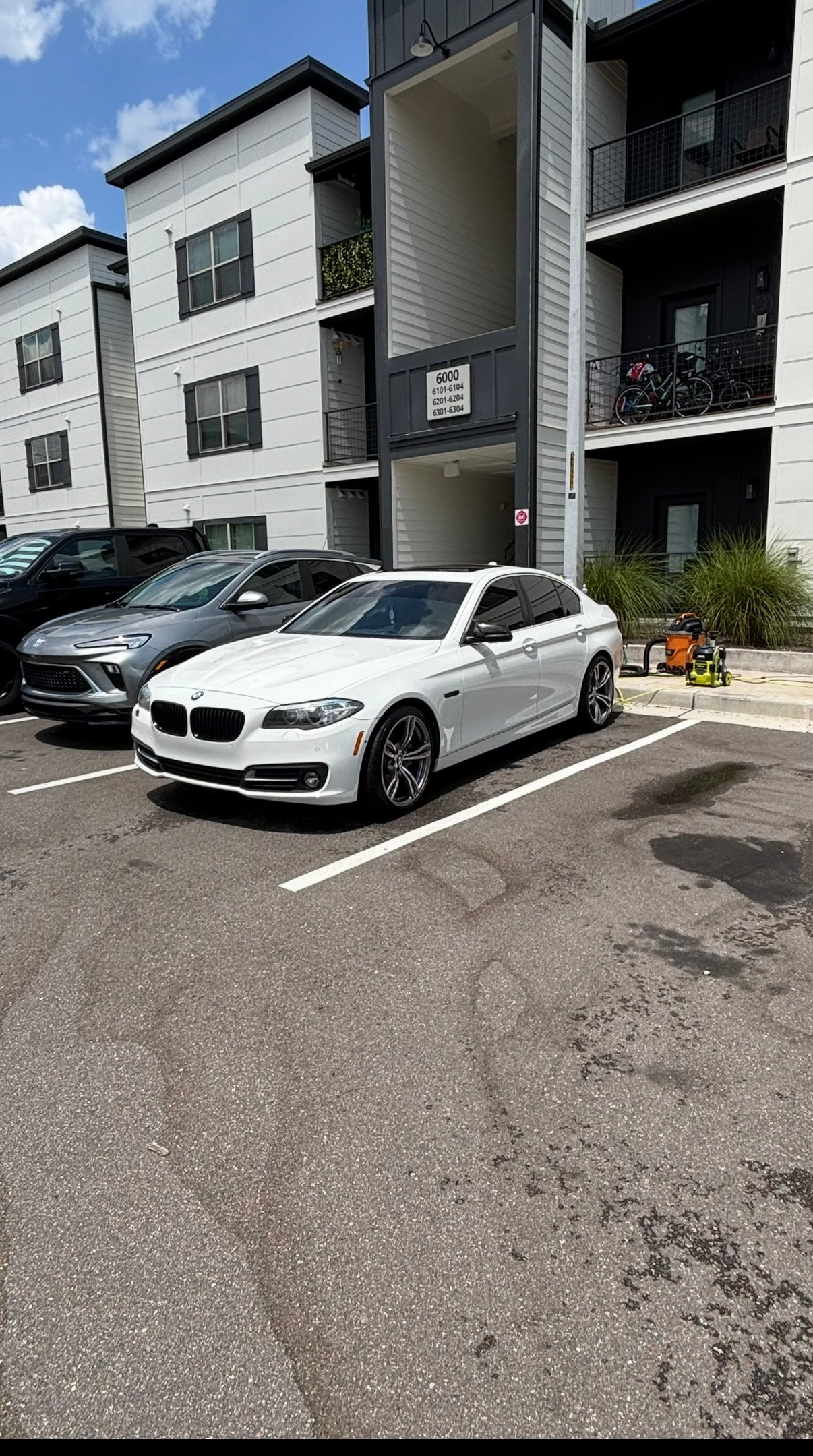Professionally detailed clean car